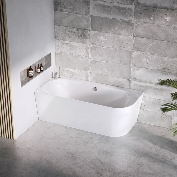 Nino hjørne venstre badekar 1650x750mm