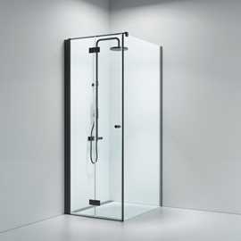 Noma 195 fastvæg med foldedør, 800mm venstre