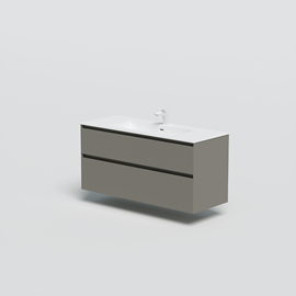 Lux vaskeskab 120 cm, stengrå