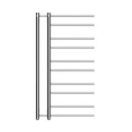 Mileto designradiator 940x500mm krom