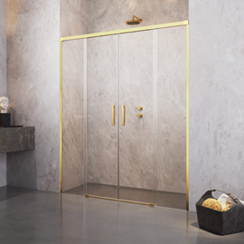 Slide 32 Sliding door niche solution 1400mm gold