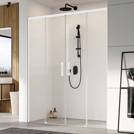 Slide32 White 150 cm 6 mm glass