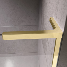 L stang 240x160 6/8mm höger mässing finish