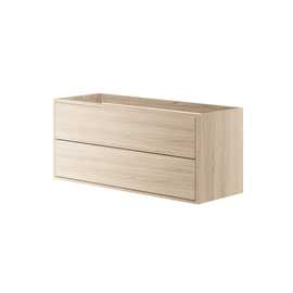 Nordic Handcrafted 120 cm  base cabinet. Light oak with dovetailed solid oak drawers.