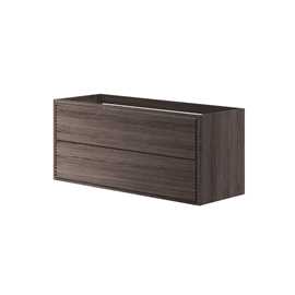 Nordic Handcrafted 120 cm  base cabinet. Smoked oak with dovetailed solid oak drawers.