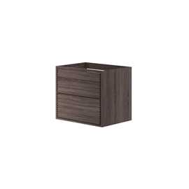 Nordic Handcrafted 60 cm  base cabinet. Smoked oak with dovetailed solid oak drawers.