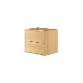 Nordic Handcrafted 60 cm  base cabinet. Natural oak with dovetailed solid oak drawers.