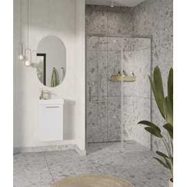 Amanda møbelsæt 405x225mm, hvid højglans med vask