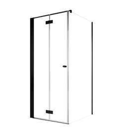 Noma 195 fixed wall with  folding door, 900mm left