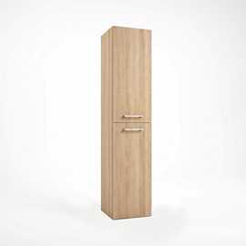 Parma/Alba højskab 350x1600x350mm, lys eg 