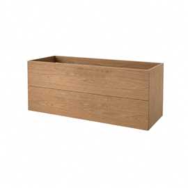 Parma Push Open vaskeskab 1190x445mm, brun eg ,