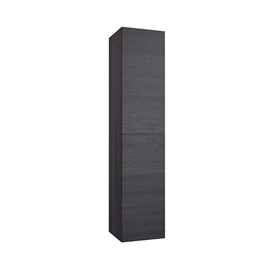 Parma Push Open højskab 35x160x35 med dør, sort eg