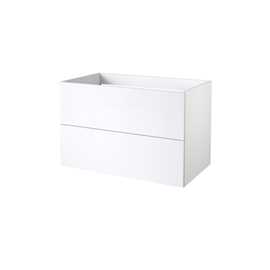 Parma Push Open vaskeskab 790x445mm, blank hvid