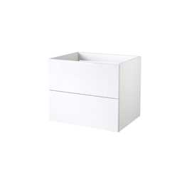 Parma Push Open vaskeskab 590x445mm, mat hvid