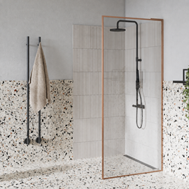 Walk-In 305 glass wall 800mm, Left (V)