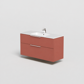 Altus servantskap 1190 x 457 mm, antikk rød
