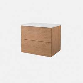 Parma Push Open underskab 590x445mm, brun eg ,