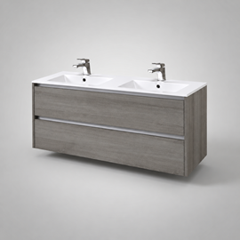 Urbane servantskap 1194 x 445 mm, brun eik, dobbel