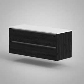 Urbane vanity unit 1190x455mm black