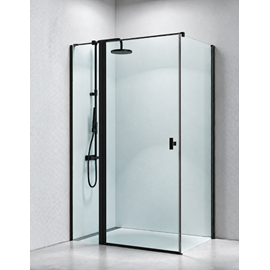 Noma 155 hjørneløsning 50-1400mm glass, valgfri farge profiller
