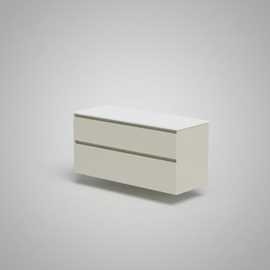 Lux servantskap 120 cm, beige kasjmir