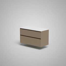 Lux servantskap 100 cm, cocoa brun