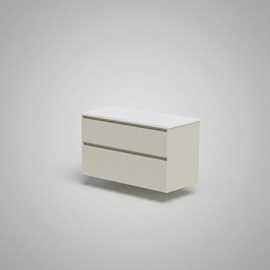 Lux servantskap 100 cm, beige kasjmir