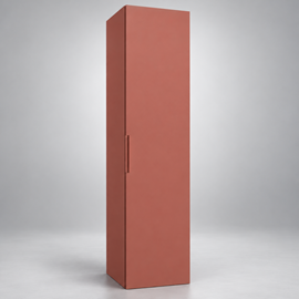 Altus høyskap 35 x 160 x 35 med dør, antikk rød