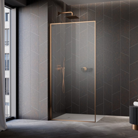 Walk-In 305 glass wall 800mm, Left (V)
