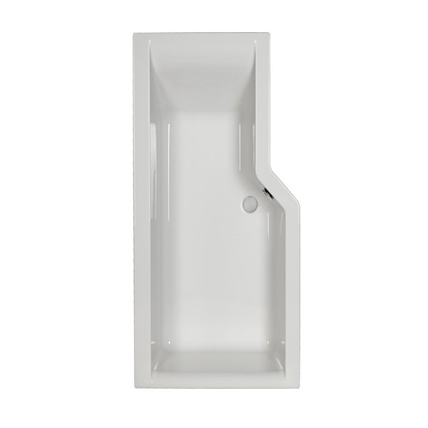 Urban Edge brusebadekar 1575x700/845mm, Carronite