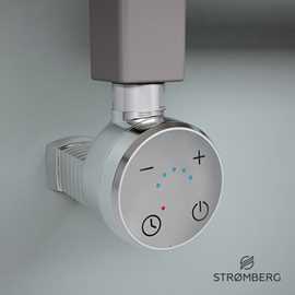 AMG elpatron med 2 timer boost funktion 300W BØRSTET NIKEL