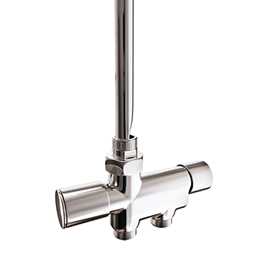 Ventilsæt - 1-strengs - krom, lige