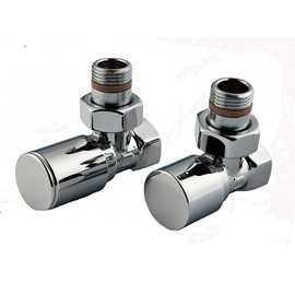 Contract ventilsæt, vinkel, krom