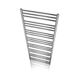 Sorano towel rail 1630x500mm s/steel,   straight, ½" connection for central heating