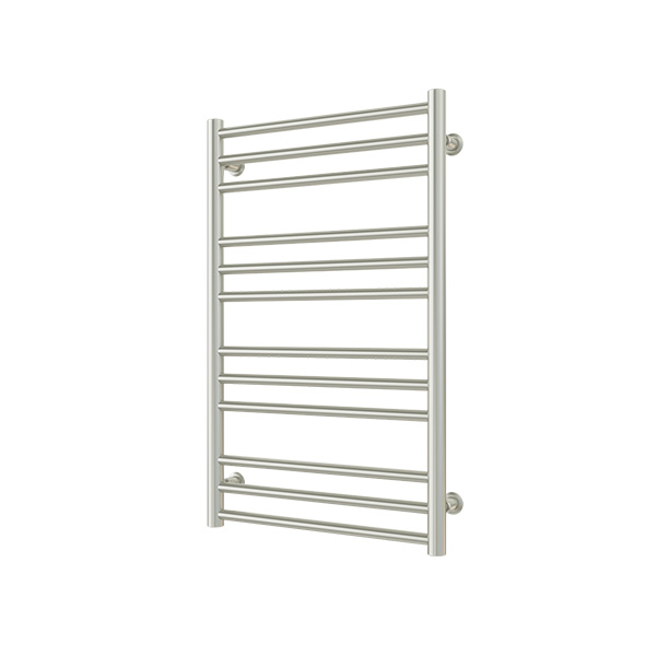 Sorano towel rail 790x500mm s/steel, straight, ½ connection for central  heating