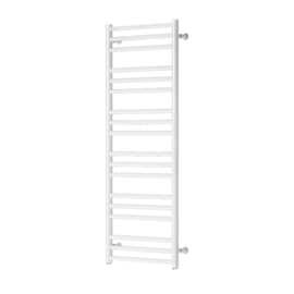 Sorano towel rail 1210x500mm white,   straight, ½" connection for central heating