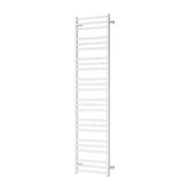 Sorano towel rail 1630x500mm white,   straight, ½" connection for central heating