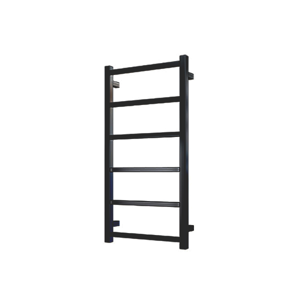 Hagen towel rail 78x50cm, black ½" connection for central heating