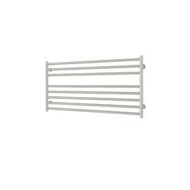 Linus towel rail 480x905mm s/steel, straight  ½" connection for central heating