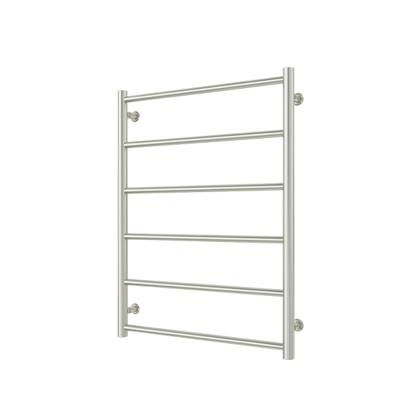 Nilo towel rail 790x600mm s/steel, straight  ½" connection for central heating
