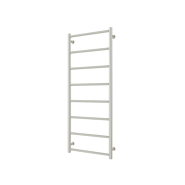 Nilo towel rail 1210x500mm s/steel, straight  ½" connection for central heating
