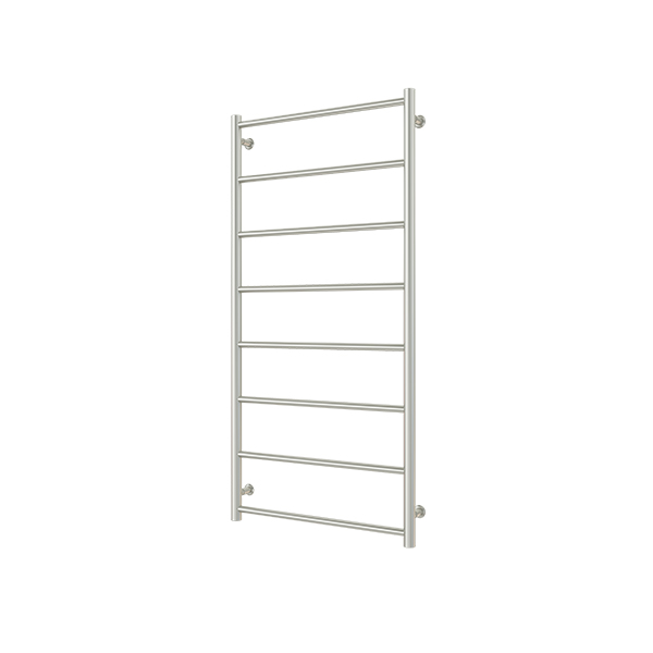 Nilo towel rail 1210x600mm s/steel, straight  ½" connection for central heating