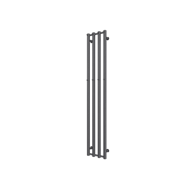 Roakus towel rail 1500x266mm anthracite electric, prefilled with liquid