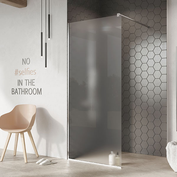 Font Walk-in bruseafskærmning 900mm