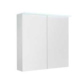 Spejlskab 800x700mm, lys glastop