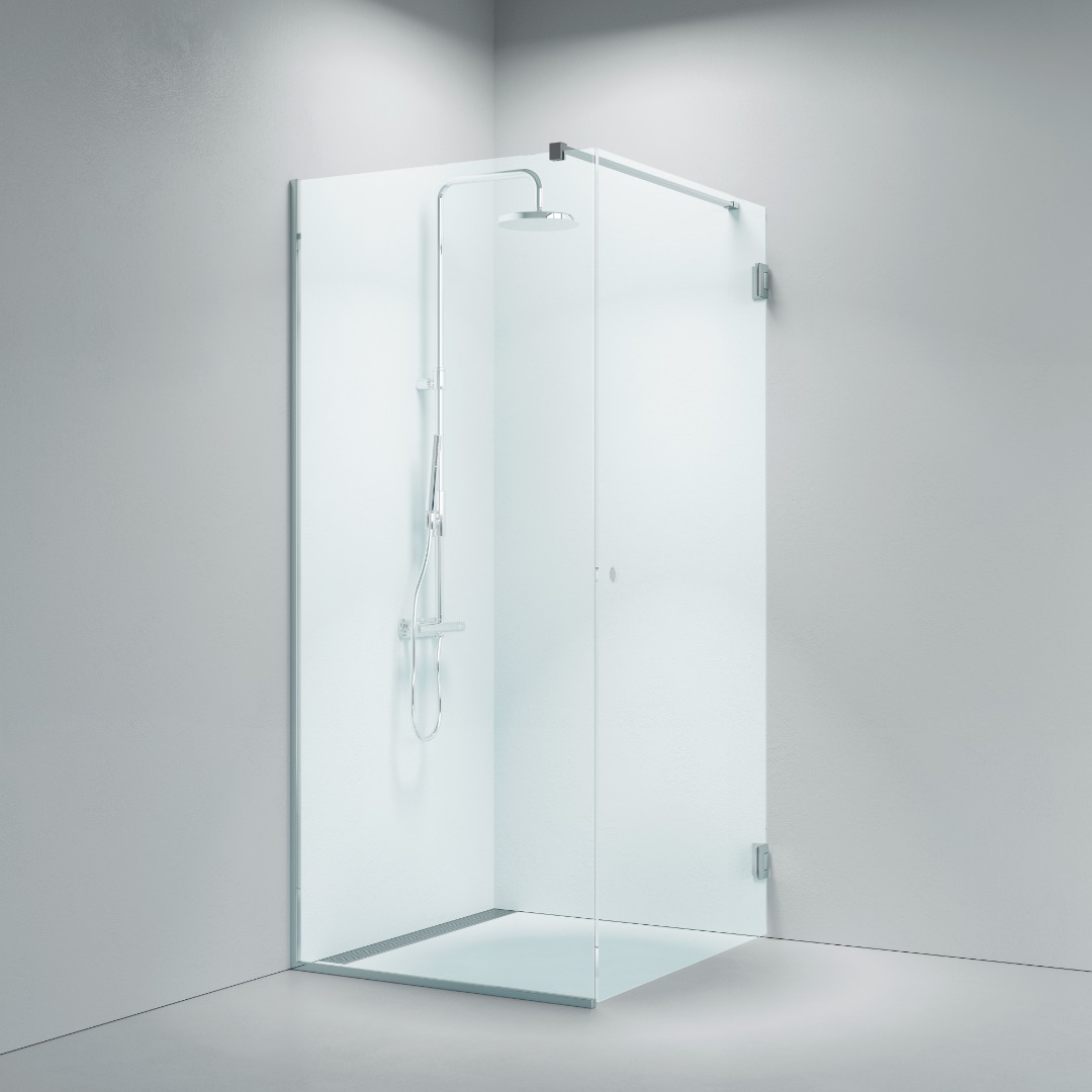 Lucca 135 fixed wall with door