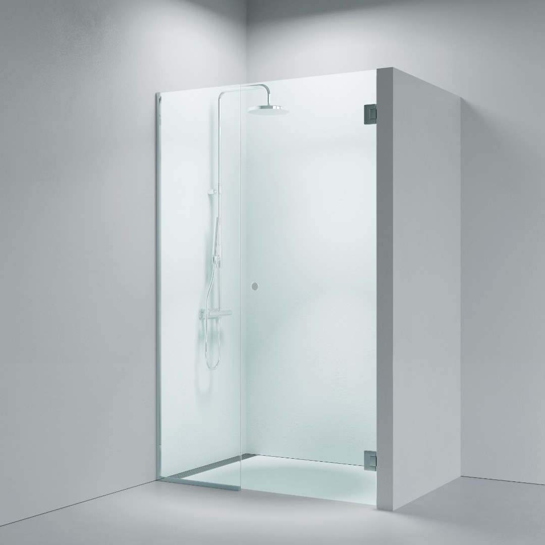 Lucca 45 swing door with sidepanel