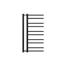 Mileto designradiator 950x500mm mat sort